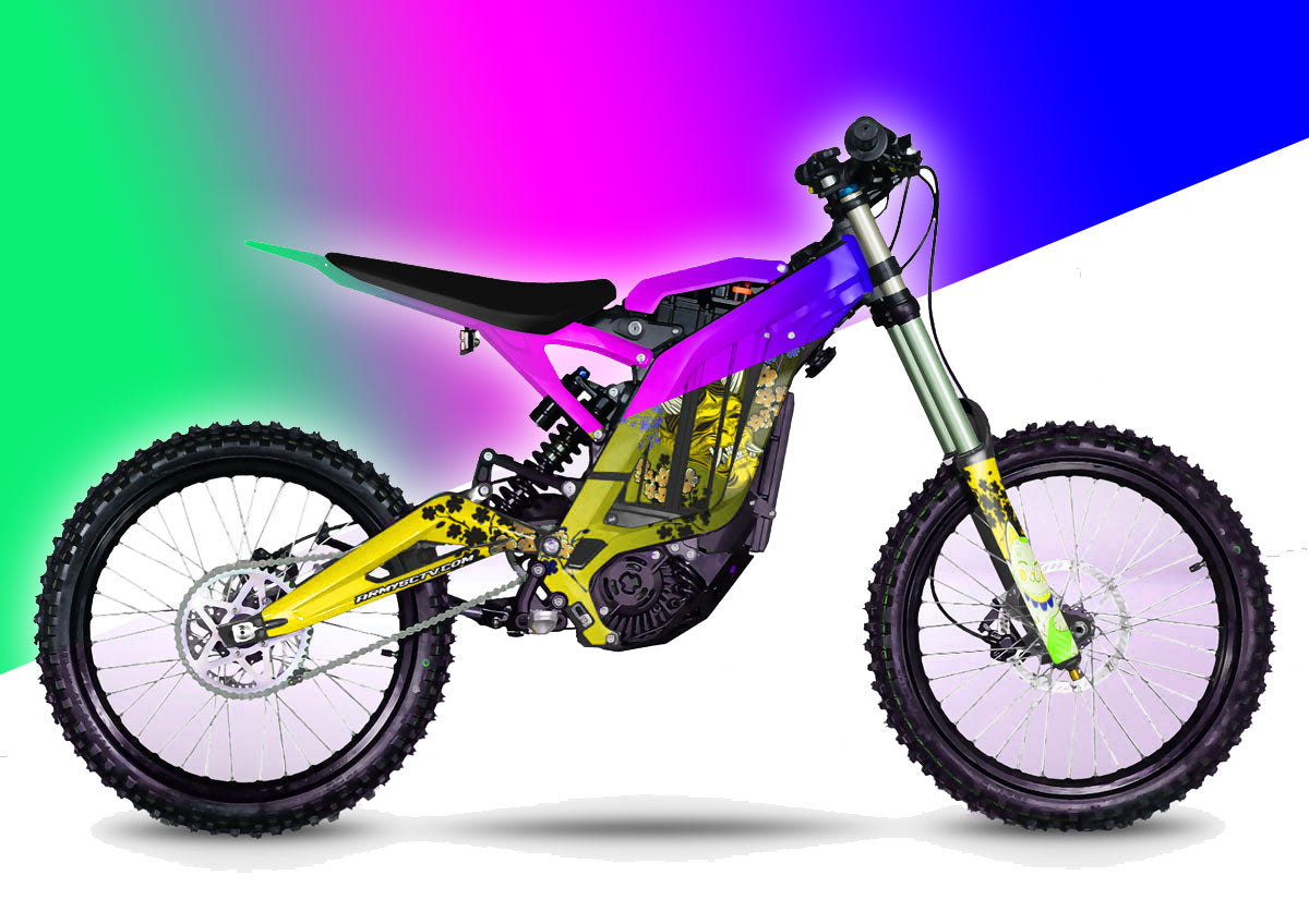 100% custom Graphics kit Sur-Ron Light-Bee | motorcycle stickers | 50cc customization | armysctv
