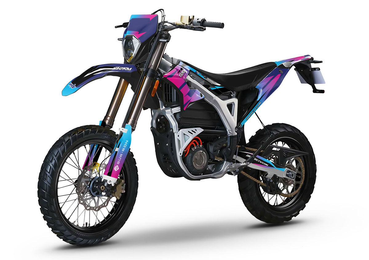 Kit déco Sur-Ron Storm Bee Army Blast | autocollants moto | personnalisation 50cc | armysctv