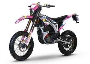 Dekor kit Sur-Ron Storm Bee Pink Fox | Motorradaufkleber | Personalisierung 50cc | armysctv