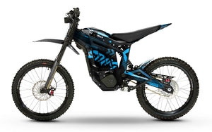 Dekor kit Talaria Sting MX3 & R-MX4 Blaue Karte | Motorradaufkleber | Personalisierung 50cc | armysctv