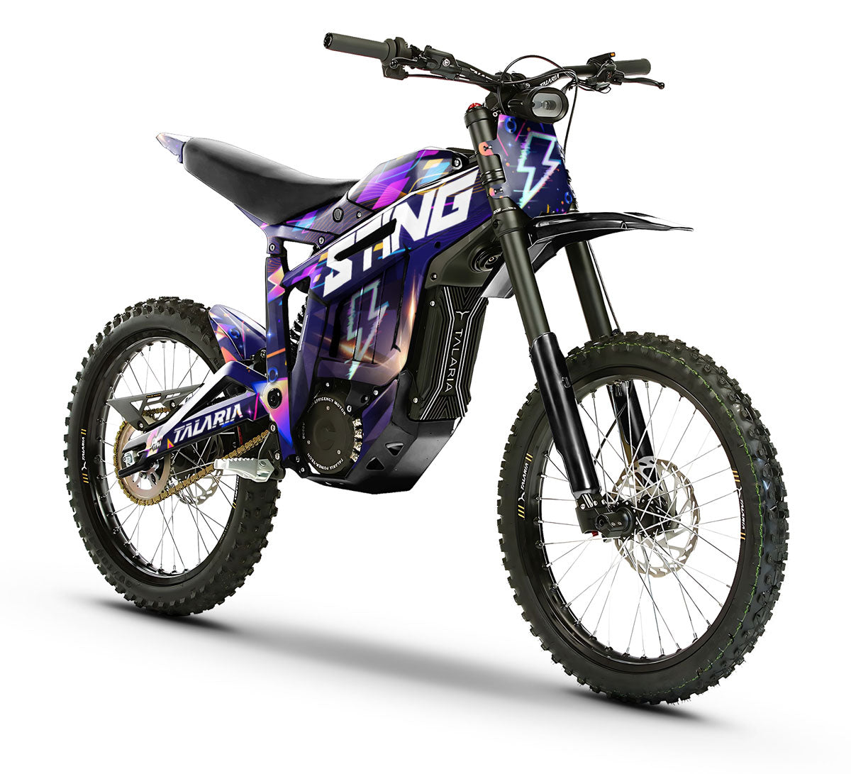 Kit pegatinas Talaria Sting MX3 y R-MX4 Crazy Neon | pegatinas para moto | personalización 50cc | armysctv