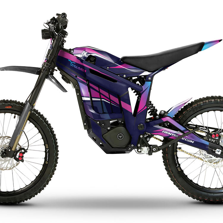 Kit déco Talaria Sting MX3 & R-MX4 Crazy Pink | autocollants moto | personnalisation 50cc | armysctv