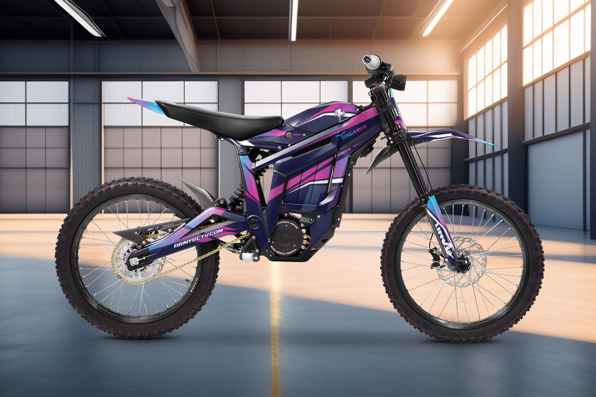 Graphics kit Talaria Sting MX3 & R-MX4 Crazy Pink | motorcycle stickers | 50cc customization | armysctv