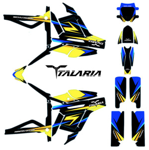 Kit pegatinas Talaria Sting MX3 y R-MX4 Finder | pegatinas para moto | personalización 50cc | armysctv