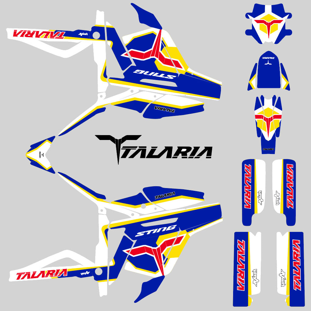 Kit déco Talaria Sting MX3 & R-MX4 Jump | autocollants moto | personnalisation 50cc | armysctv