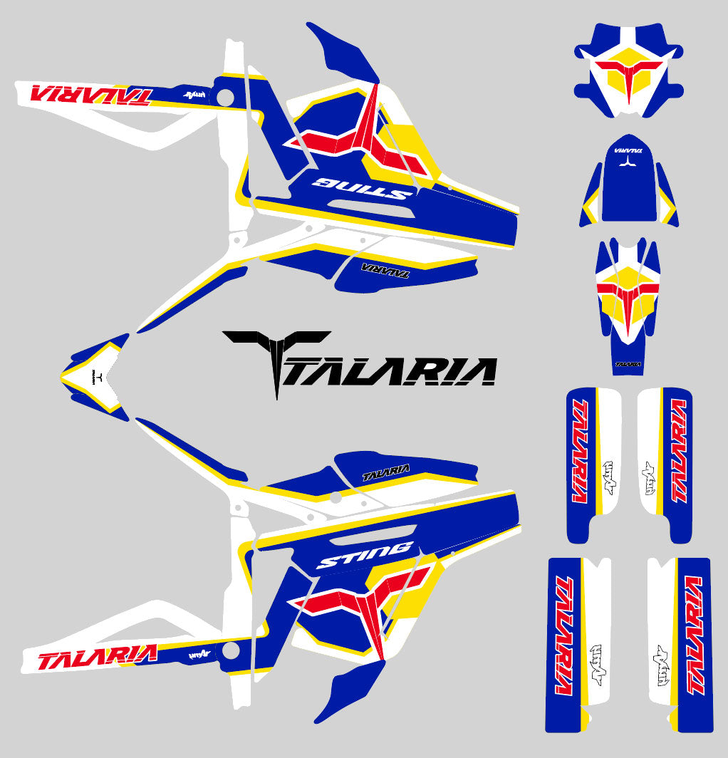 Kit déco Talaria Sting MX3 & R-MX4 Jump | autocollants moto | personnalisation 50cc | armysctv
