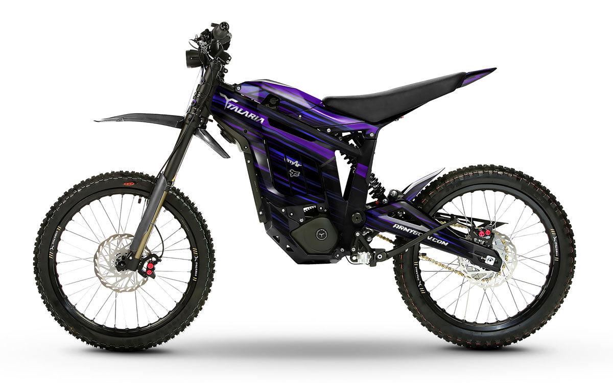 Kit déco Talaria Sting MX3 & R-MX4 Lilaks | autocollants moto | personnalisation 50cc | armysctv