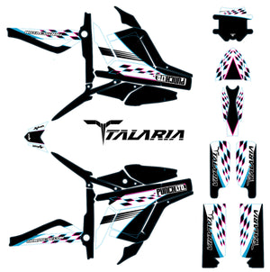 Kit pegatinas Talaria Sting MX3 y R-MX4 Punch | pegatinas para moto | personalización 50cc | armysctv