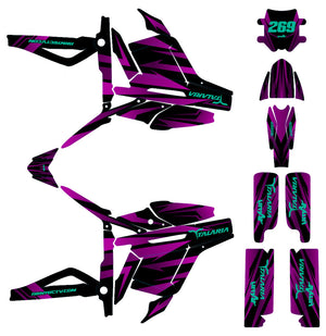 Dekor kit Talaria Sting MX3 & R-MX4 Purple Rain | Motorradaufkleber | Personalisierung 50cc | armysctv