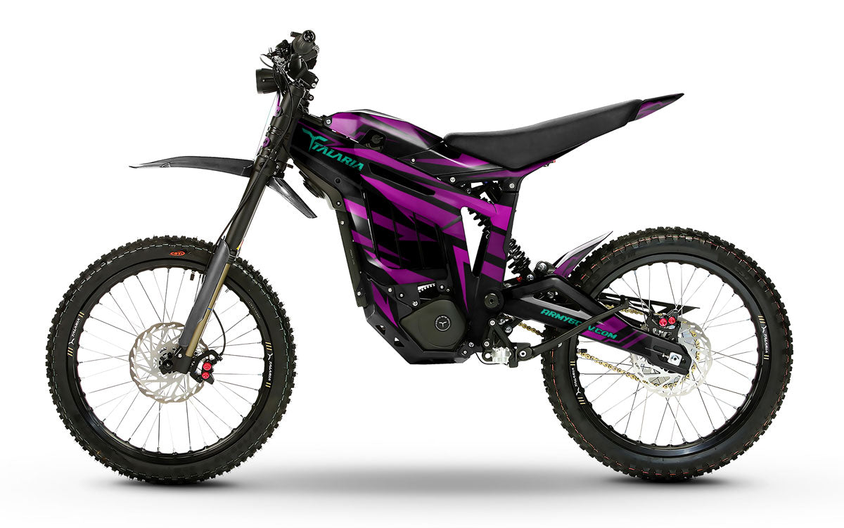 Kit déco Talaria Sting MX3 & R-MX4 Purple Rain | autocollants moto | personnalisation 50cc | armysctv