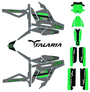 Kit pegatinas Talaria Sting MX3 y R-MX4 Quake | pegatinas para moto | personalización 50cc | armysctv