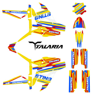 Dekor kit Talaria Sting MX3 & R-MX4 Vintage | Motorradaufkleber | Personalisierung 50cc | armysctv