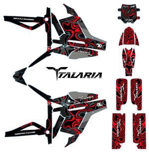 Dekor kit Talaria Sting MX3 & R-MX4 Wellen | Motorradaufkleber | Personalisierung 50cc | armysctv