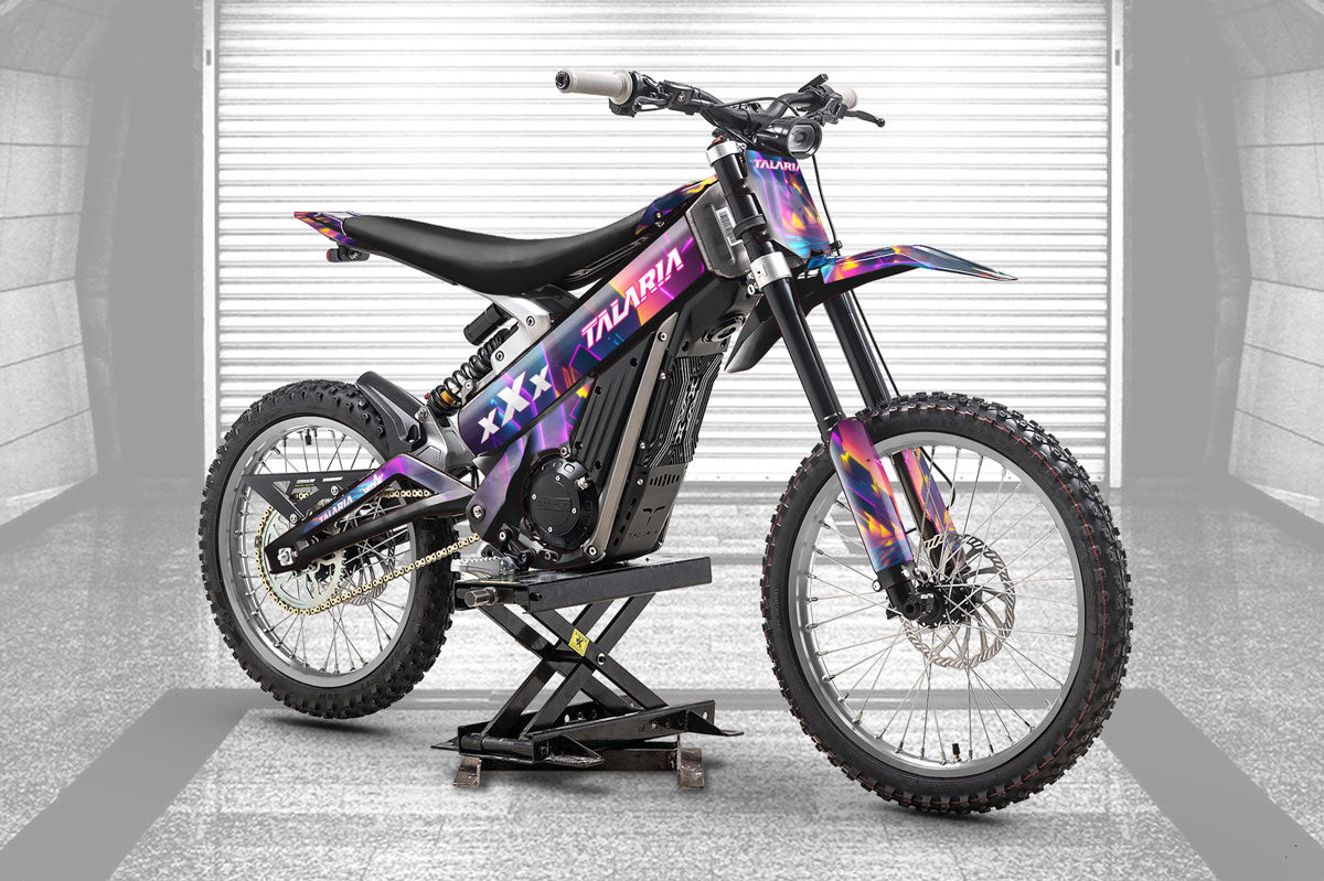 Graphics kit Talaria X3 Lava neon | motorcycle stickers | 50cc customization | armysctv