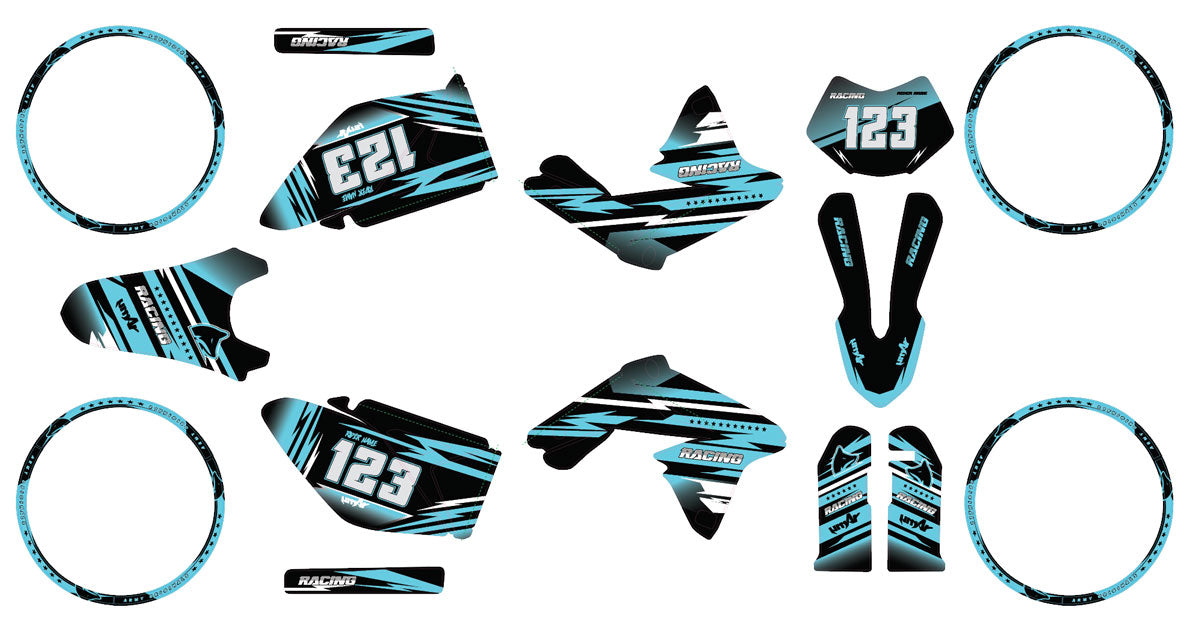 50cc Graphics kit Valenti Racing Dream