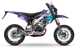 Dekor kit Vent Derapage 2019-2020 Blast | Motorradaufkleber | Personalisierung 50cc | armysctv