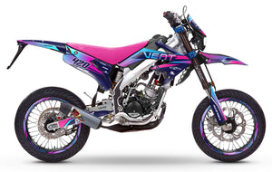 Deko-sett Vent Derapage 2019-2020 Crazy Racer | motorsykkelklistremerker | tilpasning 50cc | armysctv