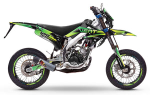 Deko-sett Vent Derapage 2019-2020 Crazy Racer | motorsykkelklistremerker | tilpasning 50cc | armysctv