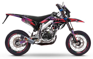 Deko-sett Vent Derapage 2019-2020 Crazy Racer | motorsykkelklistremerker | tilpasning 50cc | armysctv
