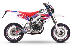 Dekor kit Vent Derapage 2019-2020 Frankreich | Motorradaufkleber | Personalisierung 50cc | armysctv