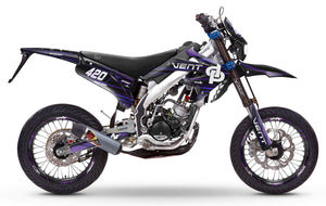 Dekor kit Vent Derapage 2019-2020 Gold und Platin | Motorradaufkleber | Personalisierung 50cc | armysctv