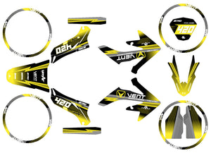 Kit pegatinas Vent Derapage 2019-2020 Séptima | pegatinas para moto | personalización 50cc | armysctv