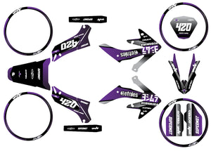 Kit pegatinas Vent Derapage 2019-2020 Yoshi | pegatinas para moto | personalización 50cc | armysctv