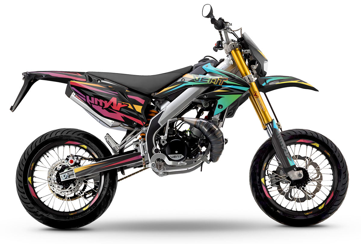 Dekor kit 50cc Vent Derapage 2021-2022 Eclipse | Motorradaufkleber | Personalisierung 50cc | armysctv