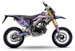 Deko-sett 50cc Vent Derapage 2021-2022 Vice City | motorsykkelklistremerker | tilpasning 50cc | armysctv