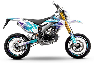 50cc Graphics kit Vent Derapage 2021-2022 X-Fast | motorcycle stickers | 50cc customization | armysctv