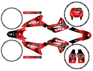 Dekor kit Vent Baja 50cc 2023-2024 Army Fox | Motorradaufkleber | Personalisierung 50cc | armysctv