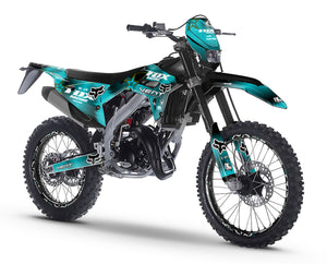 Dekor kit Vent Baja 50cc 2023-2024 Army Fox | Motorradaufkleber | Personalisierung 50cc | armysctv
