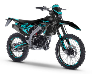 Dekor kit Vent Baja 50cc 2023-2024 Kalt | Motorradaufkleber | Personalisierung 50cc | armysctv