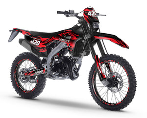 Dekor kit Vent Baja 50cc 2023-2024 Achte | Motorradaufkleber | Personalisierung 50cc | armysctv