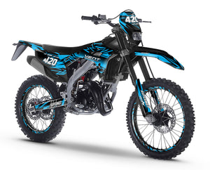 Dekor kit Vent Baja 50cc 2023-2024 Achte | Motorradaufkleber | Personalisierung 50cc | armysctv