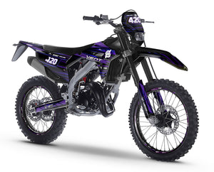 Kit déco Vent Baja 50cc 2023-2024 D'or et de platine | autocollants moto | personnalisation 50cc | armysctv