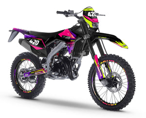 Dekor kit Vent Baja 50cc 2023-2024 Neon | Motorradaufkleber | Personalisierung 50cc | armysctv