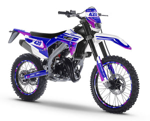 Dekor kit Vent Baja 50cc 2023-2024 Ninesky | Motorradaufkleber | Personalisierung 50cc | armysctv