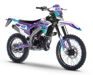 Dekor kit Vent Baja 50cc 2023-2024 Ninesky | Motorradaufkleber | Personalisierung 50cc | armysctv