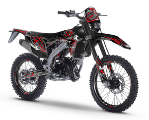 Dekor kit Vent Baja 50cc 2023-2024 Redrum | Motorradaufkleber | Personalisierung 50cc | armysctv