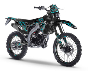 Dekor kit Vent Baja 50cc 2023-2024 Redrum | Motorradaufkleber | Personalisierung 50cc | armysctv