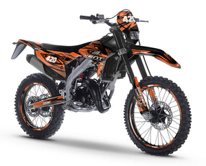 Dekor kit Vent Baja 50cc 2023-2024 Scrambler | Motorradaufkleber | Personalisierung 50cc | armysctv