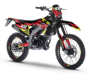 Dekor kit Vent Baja 50cc 2023-2024 Stream | Motorradaufkleber | Personalisierung 50cc | armysctv