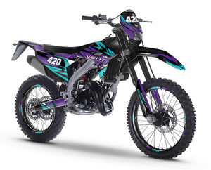 Dekor kit Vent Baja 50cc 2023-2024 Stream | Motorradaufkleber | Personalisierung 50cc | armysctv