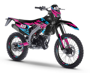 Dekor kit Vent Baja 50cc 2023-2024 Stream | Motorradaufkleber | Personalisierung 50cc | armysctv
