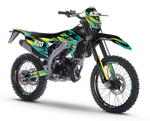 Dekor kit Vent Baja 50cc 2023-2024 Stream | Motorradaufkleber | Personalisierung 50cc | armysctv