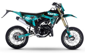 Dekor kit 50cc Vent Derapage 50cc 2023-2024 Army Fox | Motorradaufkleber | Personalisierung 50cc | armysctv