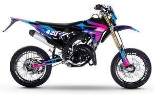 Dekor kit 50cc Vent Derapage 50cc 2023-2024 Blast | Motorradaufkleber | Individualisierung 50cc | armysctv