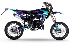 Dekor kit 50cc Vent Derapage 50cc 2023-2024 Blast | Motorradaufkleber | Individualisierung 50cc | armysctv