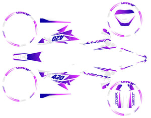 Kit pegatinas 50cc Vent Derapage 50cc 2023-2024 Frío | pegatinas para moto | personalización 50cc | armysctv
